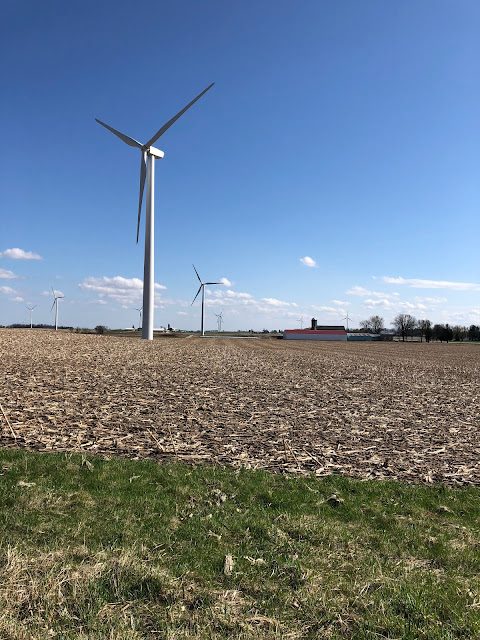 Wisconsin wind farm, east of Waupun