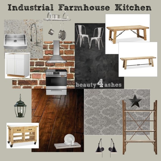 Beauty 4 Ashes Industrial Farmhouse Kitchen 31 Days of 