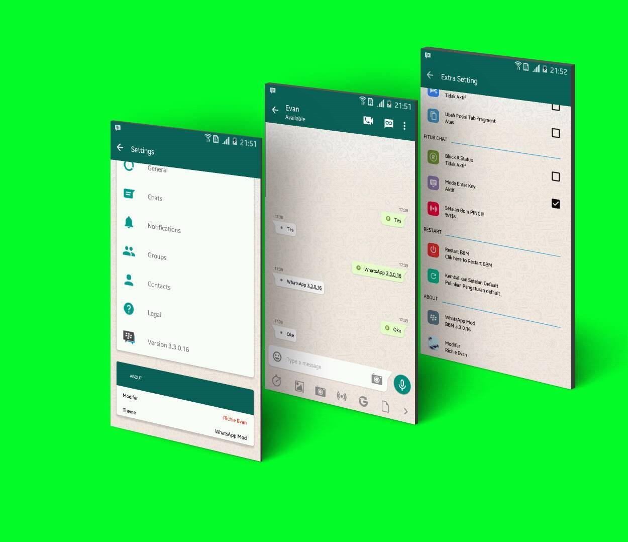 Kumpulan BBM Mod WhatsApp Apk 3.3.7.97 Clone Terbaru [WA ...