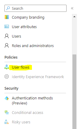 AzureAdB2CUserFlow