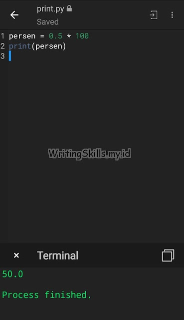 Contoh Operasi Perhitungan di Python