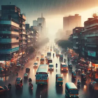 Rain in Dhaka from morning, more likely at isolated places