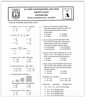 DOWNLOAD UCUN  2018 JAKARTA PUSAT