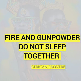 Fire and gunpowder do not sleep together