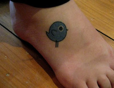 bird tattoos. A bob ird tattoo!