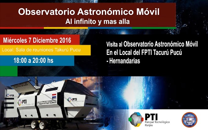 Invitación para Visitar el Observatorio Astronómico Espacial