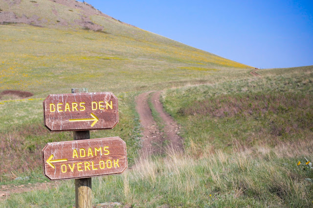Bear Den sign in Montana