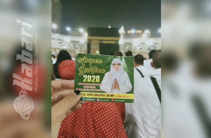 Ampon Baktona 2020, Nyai Eva Didoakan Menang Pilbup Sumenep di Tanah Suci Mekkah