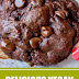 Delicious Vegan Double Chocolate Cookies #vegan #cookies