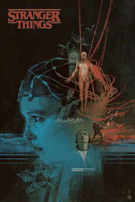 Stranger Things Screen Print by Hans Woody x Mondo x Netflix