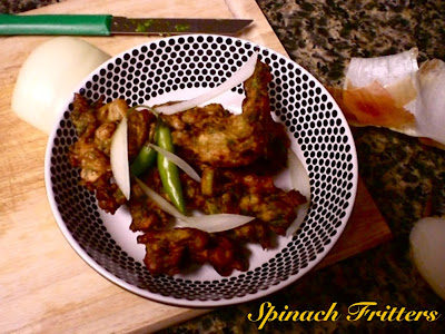 Spinach fritters