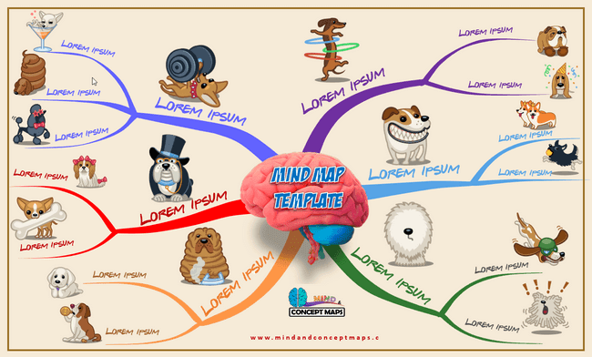 Tony Buzan's Mind Map Template in Word