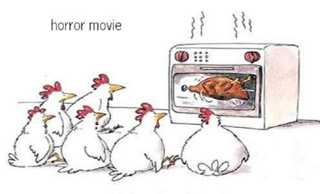 Watching Horror Movie