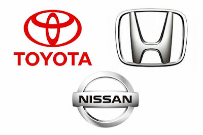 Toyota, Honda e Nissan