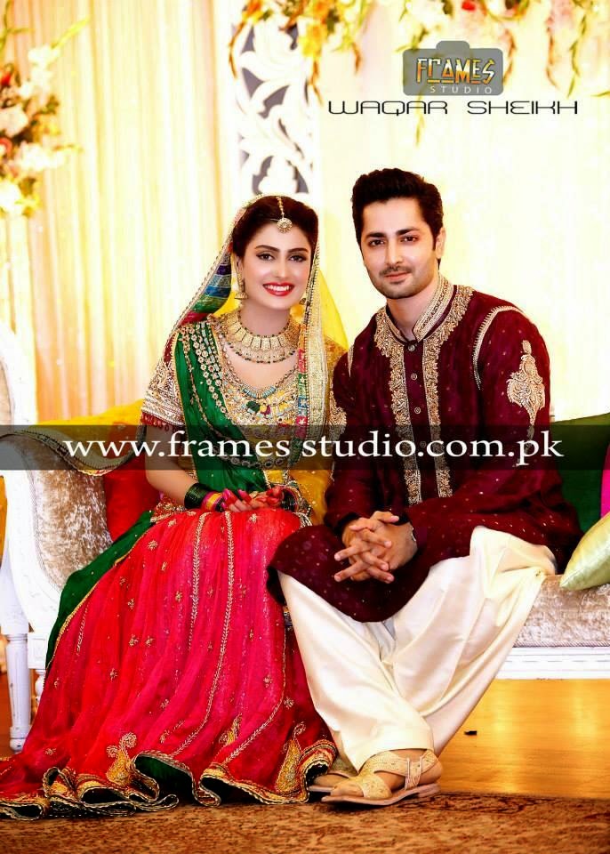 Aiza khan and Danish Taimoor Wedding pics Mehndi Special 