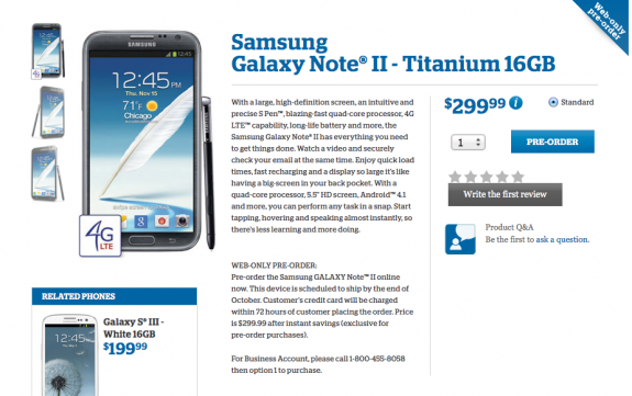 Harga HP Samsung Galaxy Note 2 November 2012 - HP Samsung Terbaru