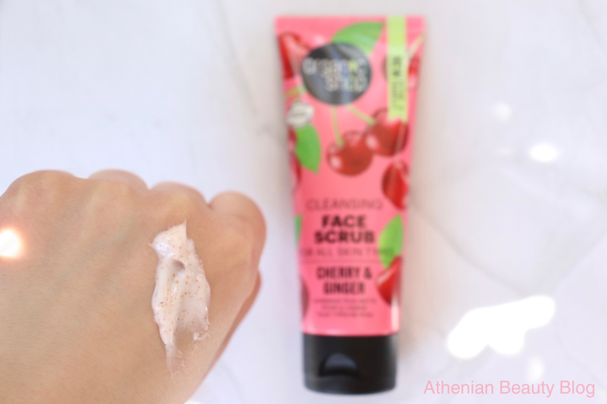 Face Scrub Cherry Ginger Swatches