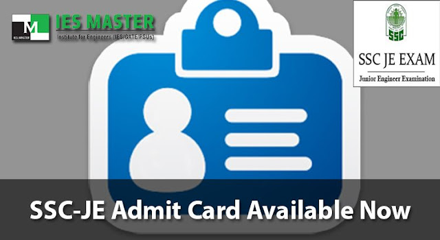 SSC JE Admit Card 2019