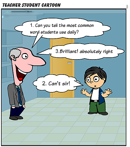 Funny Cartoon on Cool Funny Jokes Cartoon Teacher Student Png