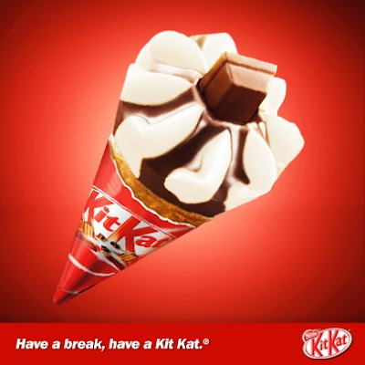 A Kit Kat Cone.