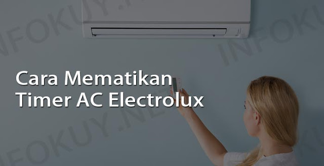 cara mematikan timer ac electrolux