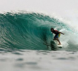 A different kind of surfing in Siargao