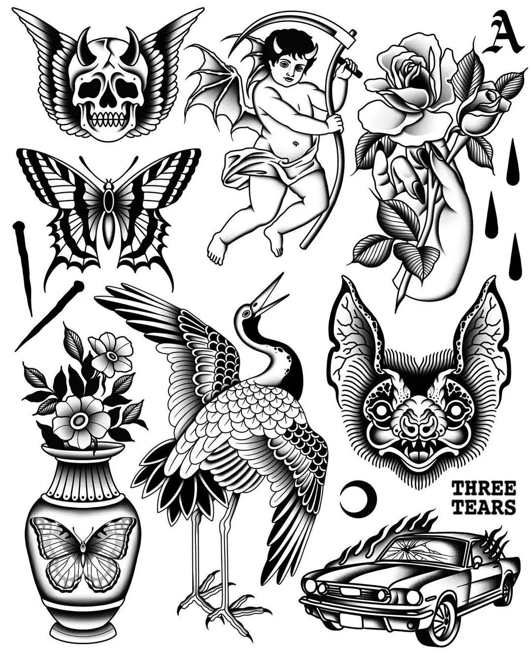 tatuajes old school