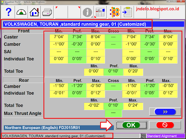 Cara mengoprasikan/menggunakan spooring 3D (john bean)