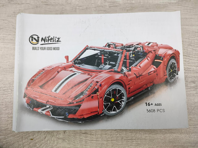 Nifeliz 487 Sports Car Compatible With Lego Technic