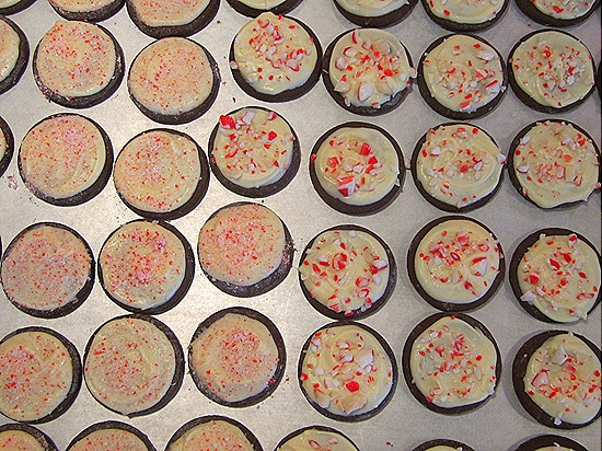 White Chocolate Peppermint Cookies