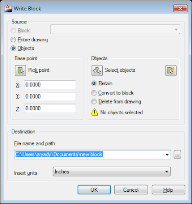 objek block autocad