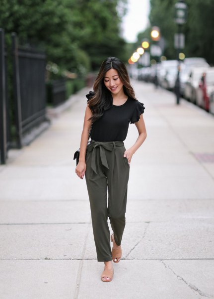 The ankle pants.