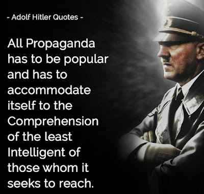 Goebbels commented on the use of the media. He was not saying the media of his time (radio, tv, and the filming of propaganda), was not inherently evil. He was referring to his use: it was only a method to spread the propaganda.