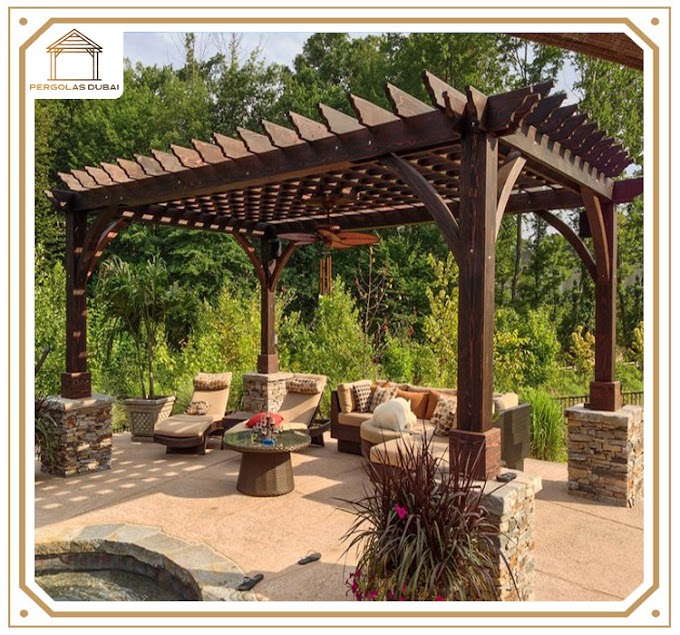 Dubai Backyard Pergola