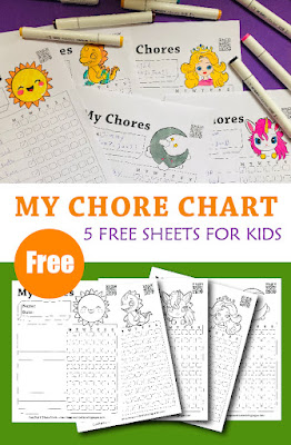 free printable customizable chore charts for kids. Whether they fancy princesses, dinosaurs, unicorns, morning sunshine, or nighttime moons