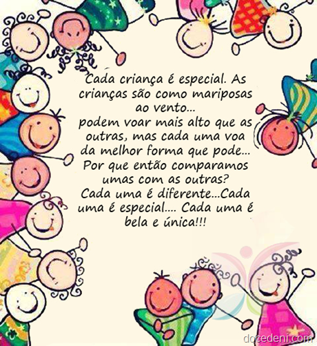 crianças são especiais