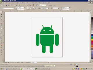 cara membuat logo android dengan corel draw