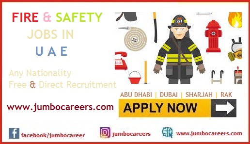 fire and safety jobs for freshers in gulf, fire and safety jobs for freshers in uae