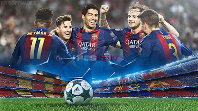 Barcelona PES 2017 Start Screen by MT Games 1991