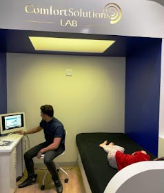 Bed King Comfort Solutions Lab - reading being done