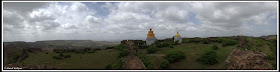 180 degree Panorama photo of Malhargad fort
