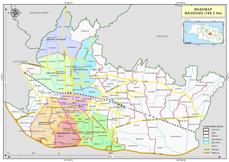 Info Bandung Map