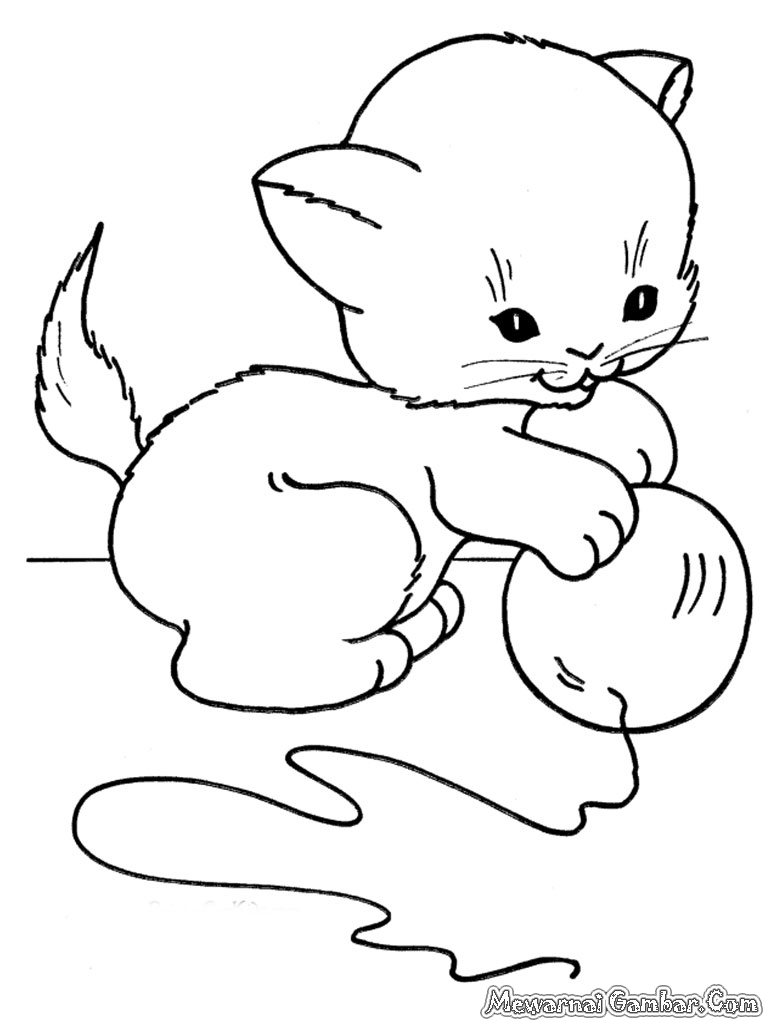 How to draw kartun kucing