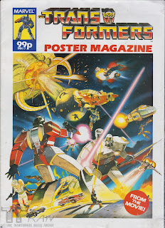 Transformers The Movie Poster Magazine