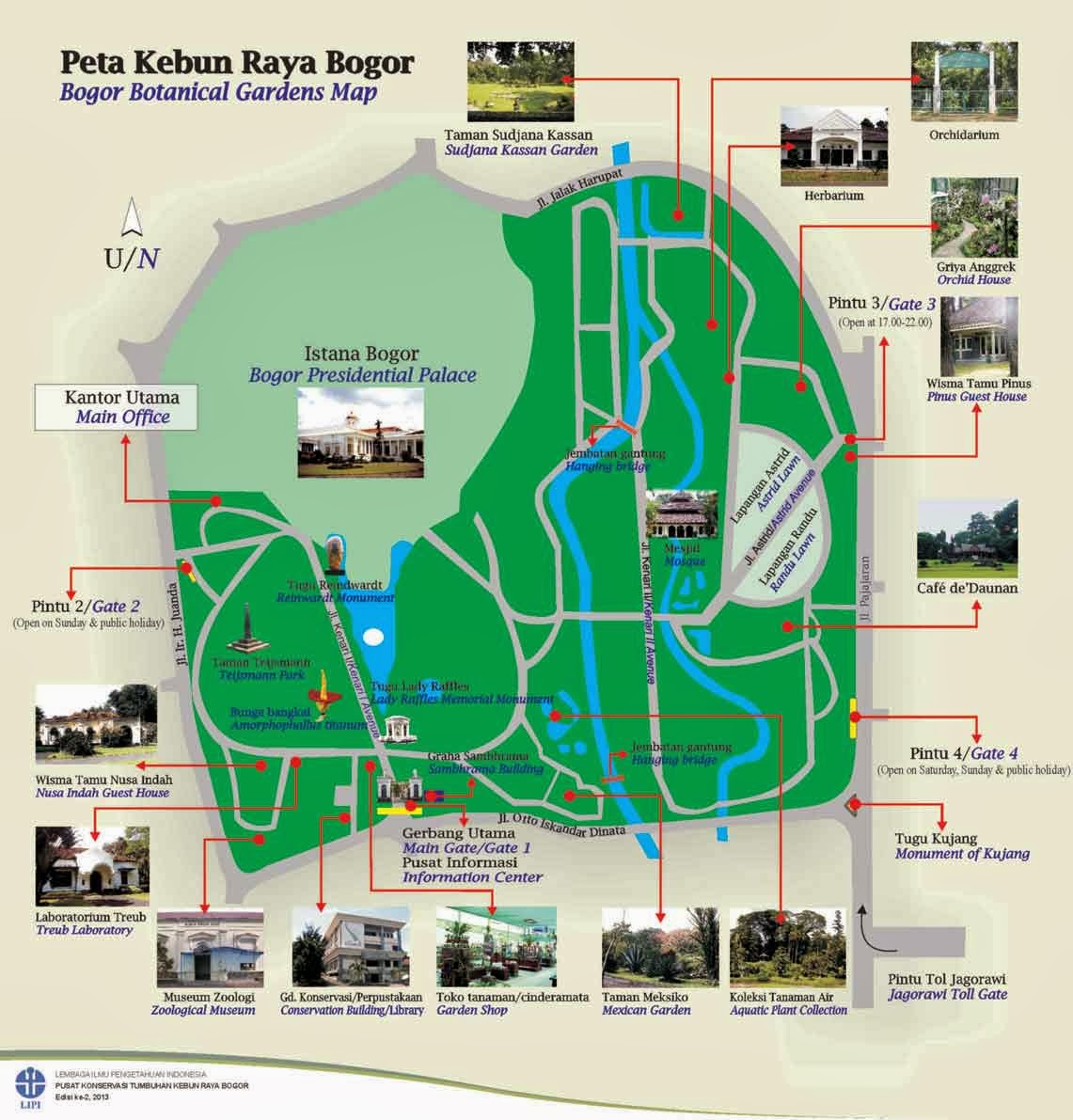 Halaman Bogor: Peta Kebun Raya Bogor