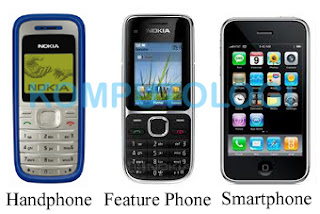 Perbedaan Antara Handphone, Feature Phone, dan Smartphone