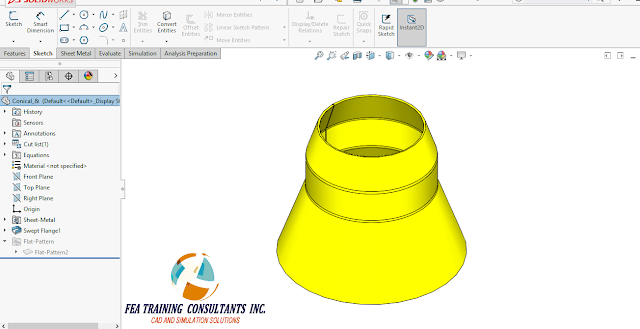 circular flange