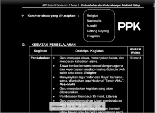 RPP Kelas 3 K13 Revisi 2018