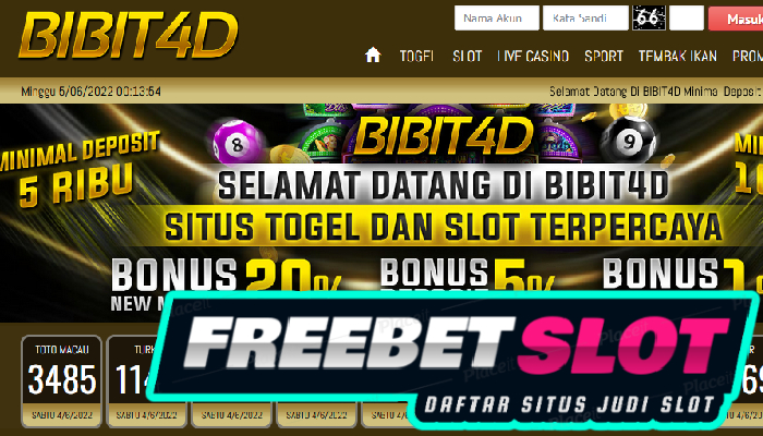 Daftar Situs Judi Bibit4D Slot Online Terpercaya