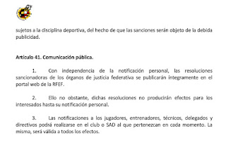 El Real Madrid se acoge al Artículo 41 del Código Disciplinario de la Real Federación Española
